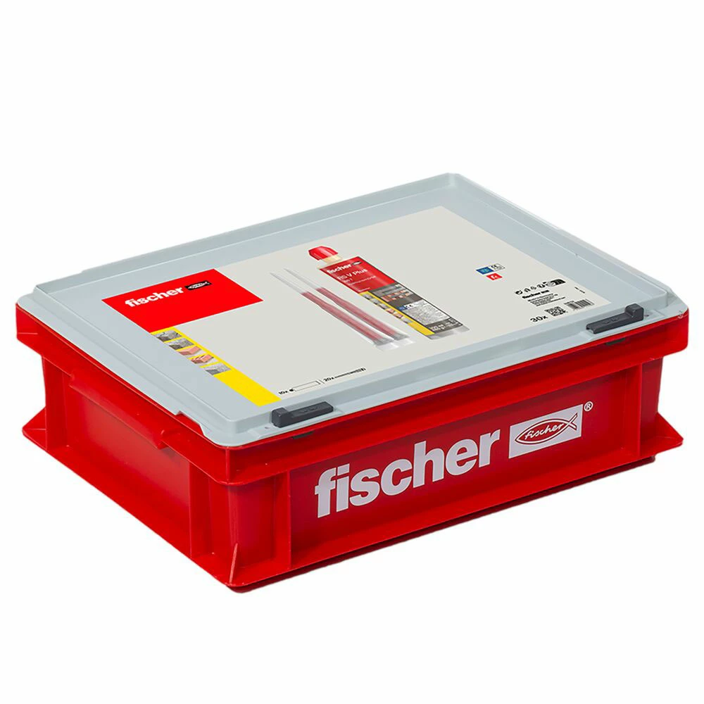 Hochleistungsmörtel FIS V Plus 300 T - 300 Ml - 10 Kartuschen + 20 Statikmischer - Im Handwerkerkoffer 3 Hochleistungsmörtel FIS V Plus 300 T - 300 Ml - 10 Kartuschen + 20 Statikmischer - Im Handwerkerkoffer