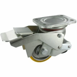 Feststellrolle Mit Hebefunktion - PU-Rad - Rad-Ø 80 Mm - Bauhöhe 118 Bis 123 Mm - Tragkraft 400 Kg