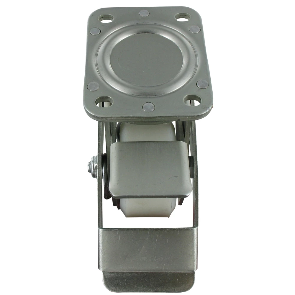 Feststellrolle Mit Hebefunktion - PU-Rad - Rad-Ø 80 Mm - Bauhöhe 118 Bis 123 Mm - Tragkraft 400 Kg 5 Feststellrolle Mit Hebefunktion - PU-Rad - Rad-Ø 80 Mm - Bauhöhe 118 Bis 123 Mm - Tragkraft 400 Kg – Bild 3