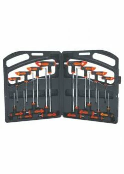 Innensechskant- Und T-Profil Winkelschlüsselsatz -16-tlg.