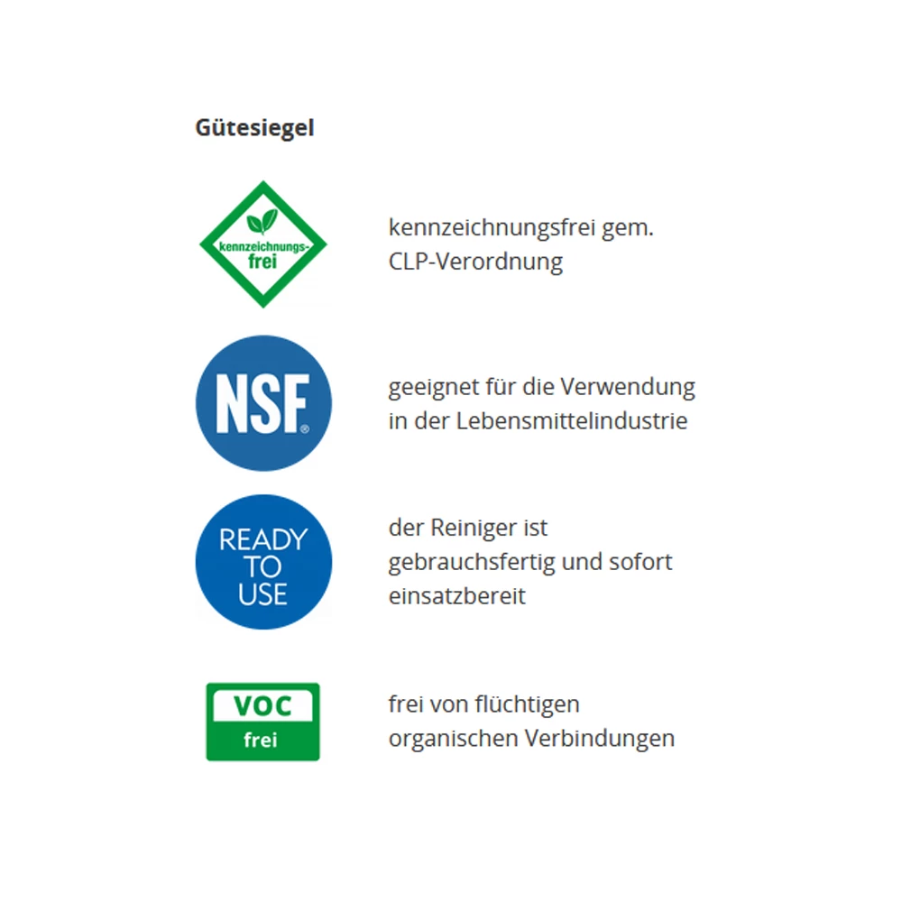 E-NOX Shine - Reinigungsemulsion Für Edelstahl - 0,5 L Oder 20 L 4 E-NOX Shine - Reinigungsemulsion Für Edelstahl - 0,5 L Oder 20 L – Bild 2