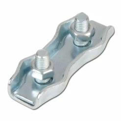 Duplexklemmen - Nr.104 - Für Seile - Verzinkt - 2 Bis 6 Mm - M4 Bis M6 - VE 20 Und 50 Stück - Preis Per VE