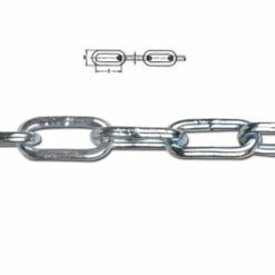 Schweißkette - DIN 763 - Gerade Form C - Galvanisch Verzinkt - VE 10 Und 30 Meter - Preis Per VE