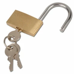 Messing-Vorhängeschloss-Satz 40mm - 4-teilig