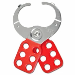 Mehrfach-Schließbügel - Stahlbacke - Einer Schutzlasche - Vinylbeschichtetem Gri