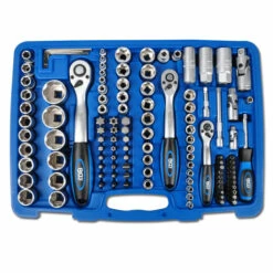 Steckschlüssel-Satz - Antrieb 6,3 Mm (1/4"), 10 Mm (3/8") & 12,5 (1/2") - 192-tlg.