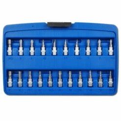 Steckschlüsselsatz 1/4" - 46-teilig - Aus Chrom-Vanadium-Stahl