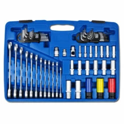 Steckschlüsselsatz 1/4", 3/8" U. 1/2" - 176-teilig - "Gear-Lock"- Ausführung