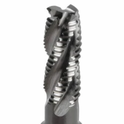 Schruppfräser HSS Co10 - Für Stahl, Inox, Guss - DIN 844-K - Typ HR - Mit Zentru