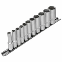 Steckschlüsseleinsatz-Set 3/8" - Tief - In ZOLL - 11-teilig