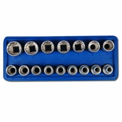 Steckschlüssel-Einsätze 1/2" - 15-teilig - 10 Bis 24 Mm - 12-kant