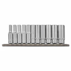 Steckschlüssel-Einsätze Tief - 1/4" - 4 Bis 13 Mm 11-teilig