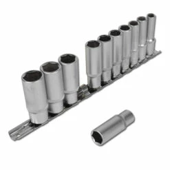 Steckschlüssel-Einsätze Tief - 8 Bis 19 Mm 3/8" 11-teilig