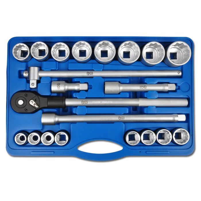 Steckschlüsselsatz - 3/4" - Chrom-Vanadium-Stahl - 21-teilig 3 Steckschlüsselsatz - 3/4" - Chrom-Vanadium-Stahl - 21-teilig