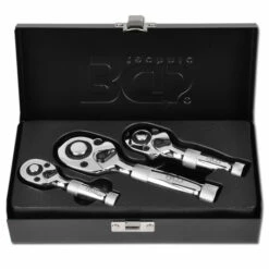 Mini-Umschaltknarren-Set - 1/4"-3/8"-1/2" - Chrom-Vanadium-Stahl