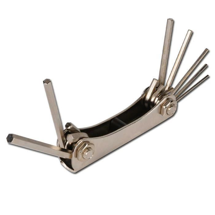 Sechskant-Stiftschlüssel-Satz - CV-Strahl - Vernickelt - 7-teilig 3 Sechskant-Stiftschlüssel-Satz - CV-Strahl - Vernickelt - 7-teilig