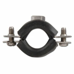 Rohrschelle - Edelstahl Mit Einlage - Spannbereich-Ø 11 - 14 Bis 244 - 250 Mm - Gewinde M8 Und M10 - Breite 20 Und 25 Mm