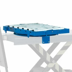 Rollenbahn Mit Kugeldrehkranz - Mit Aufsteckrahmen - Schwenkbar