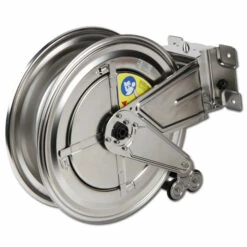 Automatik Schlauchaufroller OSM 410 - Edelstahl - Max. Druck 20 Bar - Max. Temp. 90°C - Anschluss 1/2" IG