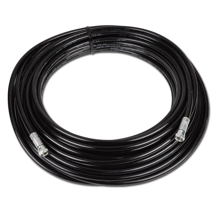 HD-Farbspritzschlauch - Schwarz - 1/4″ NPSM - Innen-Ø 6,4 Mm - Außen-Ø 11,7 Mm - 430 Bar - Für WIWA - GRACO - Preis Per Stück 3 HD-Farbspritzschlauch - Schwarz - 1/4″ NPSM - Innen-Ø 6,4 Mm - Außen-Ø 11,7 Mm - 430 Bar - Für WIWA - GRACO - Preis Per Stück