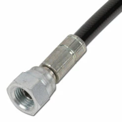 HD-Farbspritzschlauch - Schwarz - Anschlüsse 1/4″ - Innen-Ø 4,6 Mm - Außen-Ø 9,7 Mm - 465 Bar - Preis Per Stück