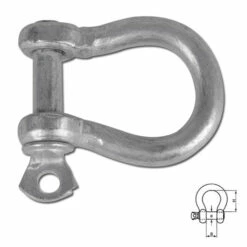 Schäkel - Für Ketten Und Drahtseile - Geschweift - Verzinkt - 8 Bis 13 Mm - VE 25 Und 50 Stück - Preis Per VE