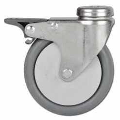 Apparate-Lenkrolle Mit Rückenloch - Rad-Ø 50 Bis 100 Mm - Bauhöhe 71 Bis 122 Mm - Tragkraft 40 Bis 65 Kg