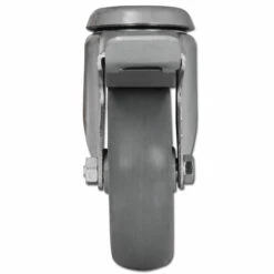 Apparate-Lenkrolle Mit Rückenloch - Thermoplastrad - Rad-Ø 125 Mm - Bauhöhe 159 Mm - Tragkraft 110 Kg