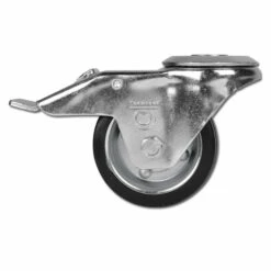 Apparate-Lenkrolle - Vollgummirad - Rad-Ø 80 Bis 200 Mm - Bauhöhe 100 Bis 235 Mm - Tragkraft 50 Bis 205 Kg