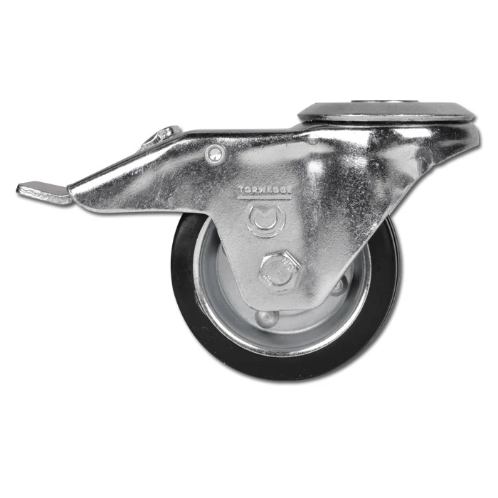 Apparate-Lenkrolle - Vollgummirad - Rad-Ø 80 Bis 200 Mm - Bauhöhe 100 Bis 235 Mm - Tragkraft 50 Bis 205 Kg 3 Apparate-Lenkrolle - Vollgummirad - Rad-Ø 80 Bis 200 Mm - Bauhöhe 100 Bis 235 Mm - Tragkraft 50 Bis 205 Kg