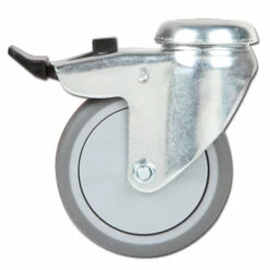 Apparate-Lenkrolle - Thermoplastrad - Rad-Ø 50 Bis 125 Mm - Bauhöhe 70 Bis 160 Mm - Tragkraft 40 Bis 100 Kg