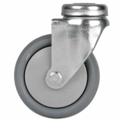 Apparate-Lenkrolle Mit Rückenloch - 4 Stück - Rad-Ø 50 Bis 75 Mm - Bauhöhe 69 Bis 100 Mm - Tragkraft 40 Bis 50 Kg