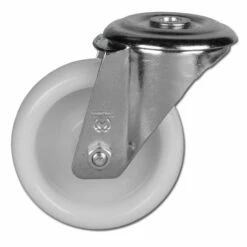 Lenkrolle Mit Rückenloch - Polyamidrad - Rad-Ø 100 Bis 200 - Bauhöhe 125 Bis 235 Mm - Tragkraft 200 Bis 350 Kg