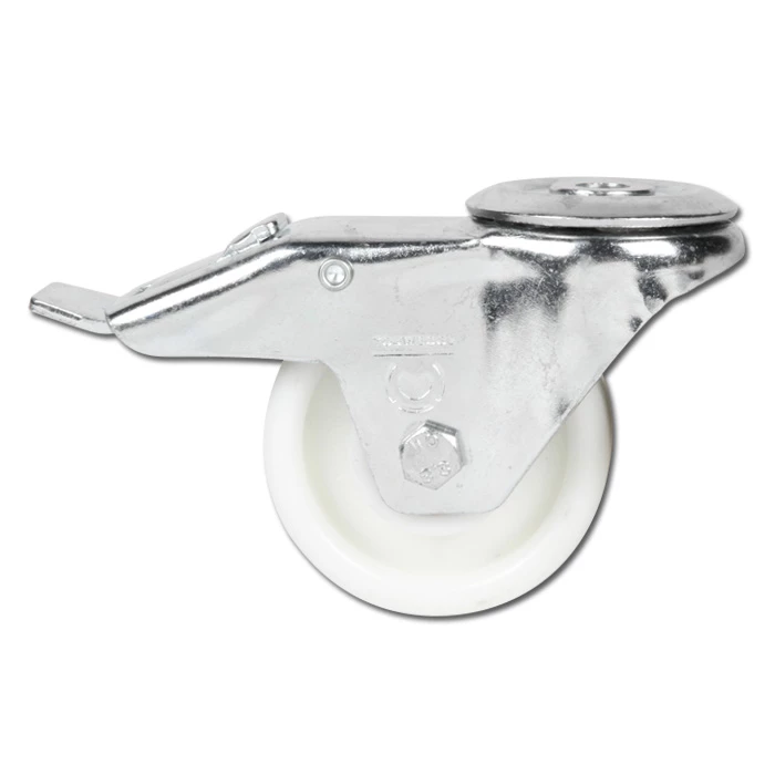 Lenkrolle - Rückenloch - Polypropylenrad - Rad-Ø 80 Bis 200 Mm - Bauhöhe 100 Bis 235 Mm - Tragkraft 150 Bis 350 Kg 3 Lenkrolle - Rückenloch - Polypropylenrad - Rad-Ø 80 Bis 200 Mm - Bauhöhe 100 Bis 235 Mm - Tragkraft 150 Bis 350 Kg