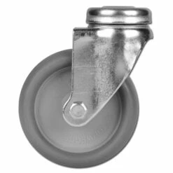 Apparate-Lenkrolle Mit Rückenloch - 4 Stück - Rad-Ø 50 Bis 100 Mm - Bauhöhe 69 Bis 125 Mm - Tragkraft 40 Bis 65 Kg