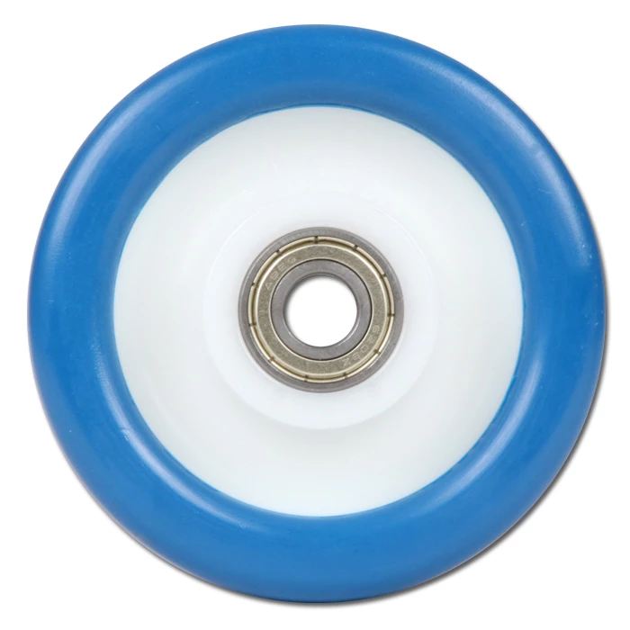 Polyurethanrad Für Apparaterollen - Mit Kugellager - Rad-Ø 80 Bis 250 Mm - Tragkraft 150 Bis 700 Kg 3 Polyurethanrad Für Apparaterollen - Mit Kugellager - Rad-Ø 80 Bis 250 Mm - Tragkraft 150 Bis 700 Kg