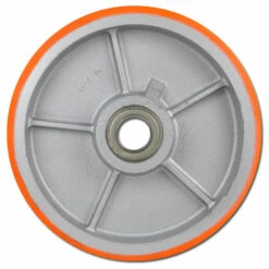 Polyurethanrad - Graugussfelge - Kugellager - Rad-Ø 80 Bis 500 Mm - Tragkraft 250 Bis 4500 Kg