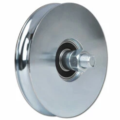 Laufrolle - Stahl Verzinkt - Halbrunde Nut - Kugellager - Rad-Ø 50 Bis 197 Mm - Tragkraft 70 Bis 330 Kg