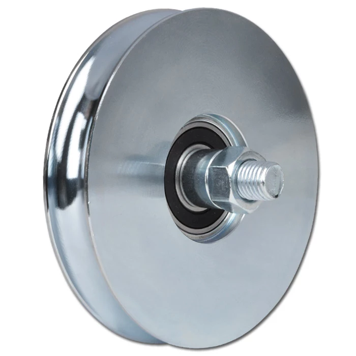 Laufrolle - Stahl Verzinkt - Halbrunde Nut - Kugellager - Rad-Ø 50 Bis 197 Mm - Tragkraft 70 Bis 330 Kg 3 Laufrolle - Stahl Verzinkt - Halbrunde Nut - Kugellager - Rad-Ø 50 Bis 197 Mm - Tragkraft 70 Bis 330 Kg