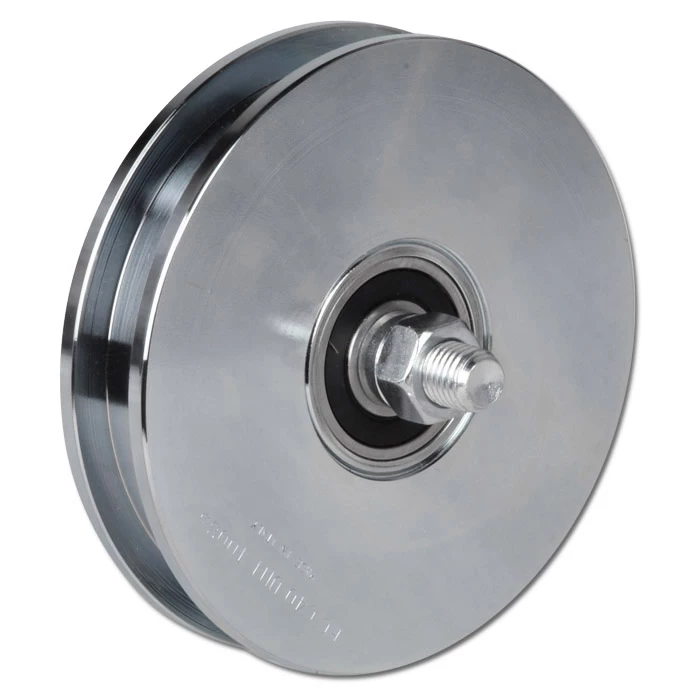 Laufrolle - Stahl Verzinkt - Kantige Nut - 2 Kugellager - Rad-Ø 98 Bis 197 Mm - Tragkraft 425 Bis 625 Kg 3 Laufrolle - Stahl Verzinkt - Kantige Nut - 2 Kugellager - Rad-Ø 98 Bis 197 Mm - Tragkraft 425 Bis 625 Kg