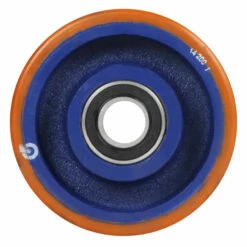 Stützrad - Für "BT/Toyota" - PU-Rad - Gussfelge - Rad-Ø 125 Mm - Radbreite 40 Mm - Achsloch-Ø 20 Mm