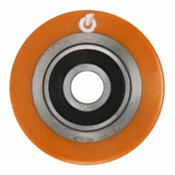 Lastrolle - Für "BT/Toyota" - PU-Rad - Gussfelge - Rad Ø 85 Mm - Radbreite 75 Mm - Achsloch-Ø 17 Mm