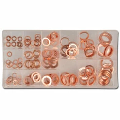 Kupfer-Dichtring-Sortiment - 150-teilig - Standardkupfer