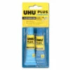 UHU Zweikomponenten-Klebstoff "plus" - Schnellfest - 35 G - VE 6 Stück - Preis Per VE 2 UHU Zweikomponenten-Klebstoff "plus" - Schnellfest - 35 G - VE 6 Stück - Preis Per VE -Heimwerkzeuge Verkauf 02 889