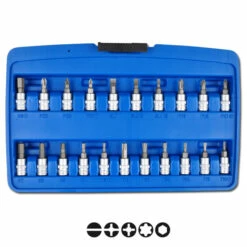 Steckschlüsselsatz 1/4" - 46-teilig - "Super Lock" / Wellenprofil Ausführung