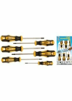 T-Profil Schraubendreher-Satz - Größe T10 Bis T30 - 6-tlg.