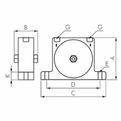 Druckluft Turbinen Vibrator - 1440 Bis 10000 N 5 Druckluft Turbinen Vibrator - 1440 Bis 10000 N -Heimwerkzeuge Verkauf 03 287