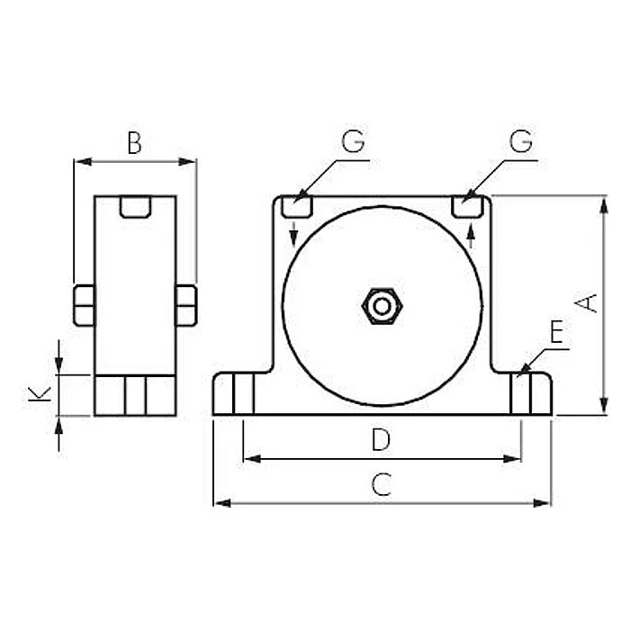 Druckluft Turbinen Vibrator - 1440 Bis 10000 N 4 Druckluft Turbinen Vibrator - 1440 Bis 10000 N – Bild 2