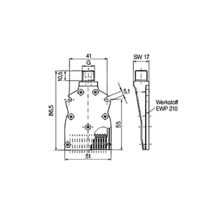 Lechler Pressluftdüse "Whisperblast 283" - Aluminium - Blaskraft Bis 3,8 N 4 Lechler Pressluftdüse "Whisperblast 283" - Aluminium - Blaskraft Bis 3,8 N – Bild 2