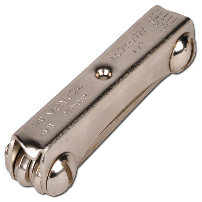 Sechskant-Stiftschlüssel-Satz - CV-Strahl - Vernickelt - 7-teilig 4 Sechskant-Stiftschlüssel-Satz - CV-Strahl - Vernickelt - 7-teilig – Bild 2